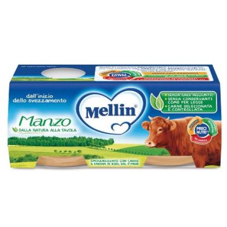 MELLIN OMOG MANZO 2X120G MELLIN OMOG MANZO 2X120G