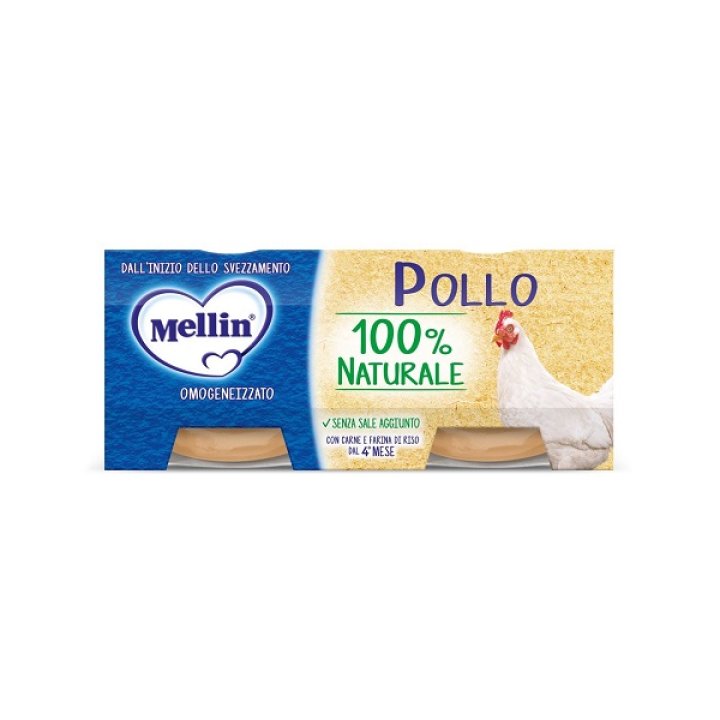 MELLIN OMOGENEIZZATO POLLO 2 X 80 G