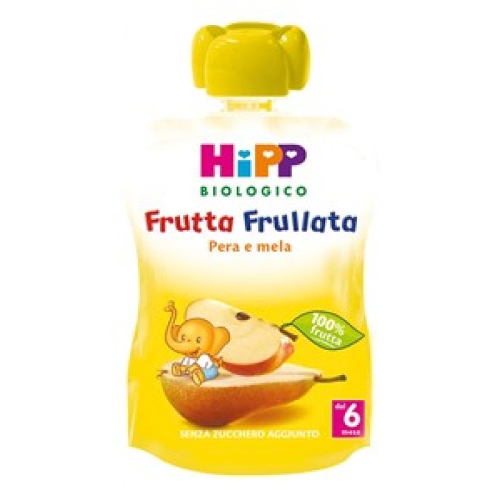 HIPP BIO FRUTTA FRULLATA PERA MELA 90 G