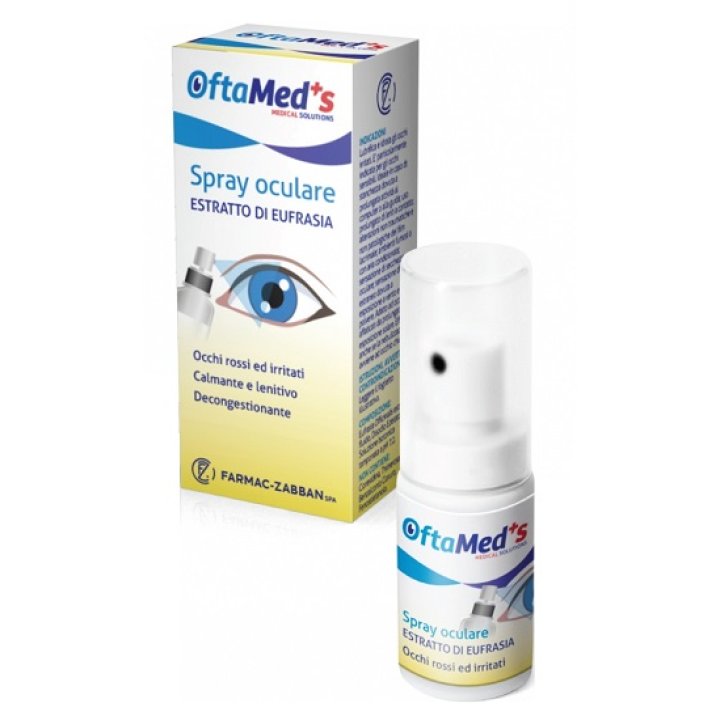 OFTAMED\'S SPRAY OCULARE OCCHI ROSSI E IRRITATI ESTRATTO EUFRASIA 10 ML OFTAMED\'S SPRAY OCULARE OCCHI ROSSI E IRRITATI ESTRATTO EUFRASIA 10 ML