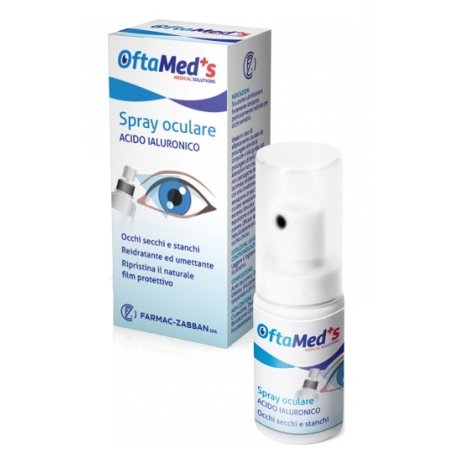 OFTAMED\'S SPRAY CULARE OCCHI SECCHI E STANCHI ACIDO IALURONICO 10 ML OFTAMED\'S SPRAY CULARE OCCHI SECCHI E STANCHI ACIDO IALURONICO 10 ML