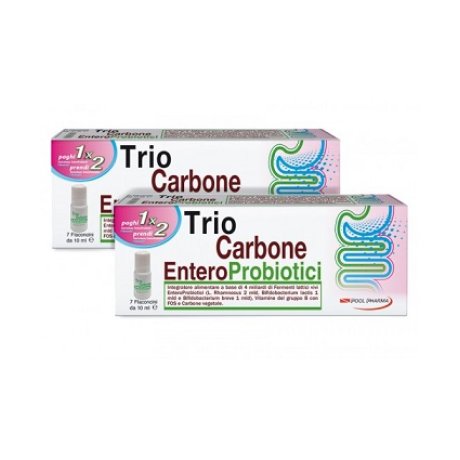 TRIOCARBONE ENTEROPROBIOTICI 7 FLACONCINI X 10 ML