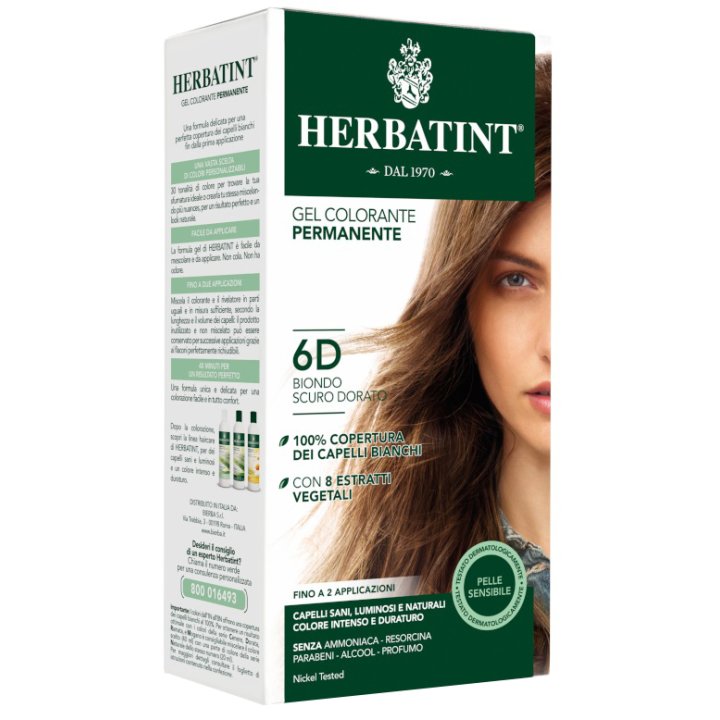 HERBATINT 6D BIONDO SCURO DORATO 150 ML