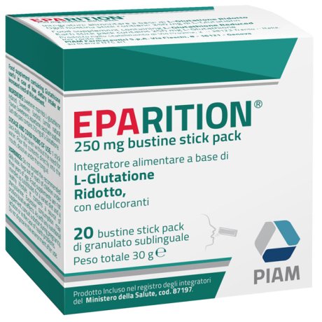 EPARITION 20 BUSTINE STICK PACK DA 250 MG DI GRANULATO SUBLINGUALE