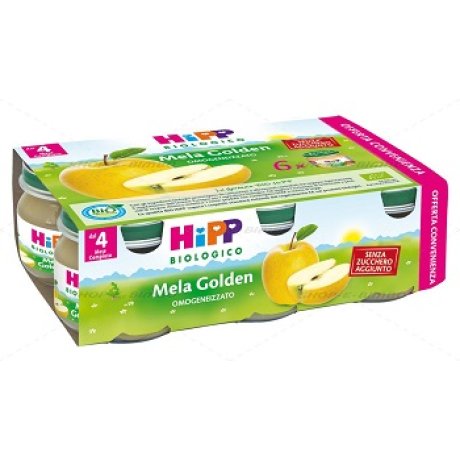 HIPP BIO OMOGENEIZZATO MELA LDEN 6X80 G