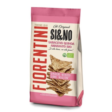 BIO SI&NO MINI GALLETTE DI GRANO SARACENO QUINOA AMARANTO PINK IS GOOD 80 G