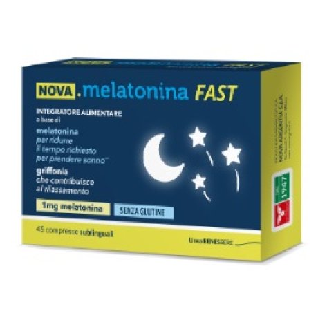 NOVA MELATONINA FAST 45 COMPRESSE 1MG DI MELATONINA