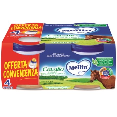 MELLIN OMOGENEIZZATO CAVALLO 4 X 80 G