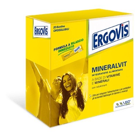 ERVIS MINERALVIT 20 BUSTE OROSOLUBILI 30 G