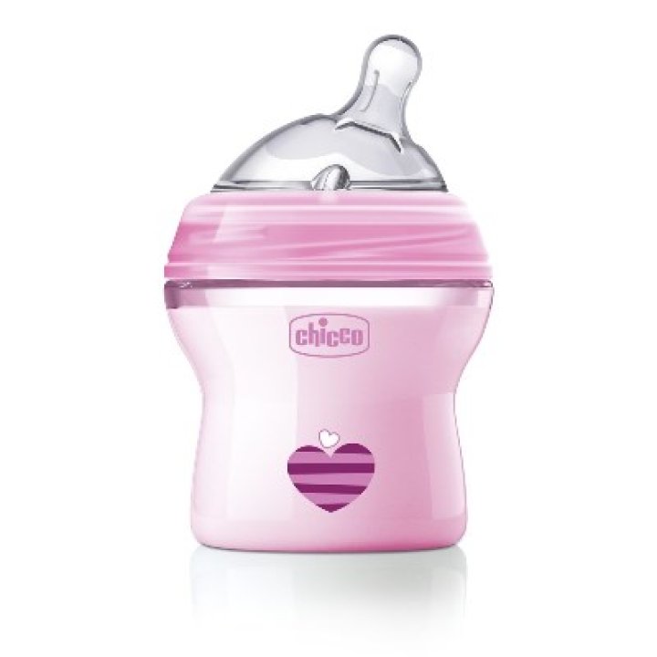 CHICCO BIBERON NATFEEL 0M+ 150 ML GIRL