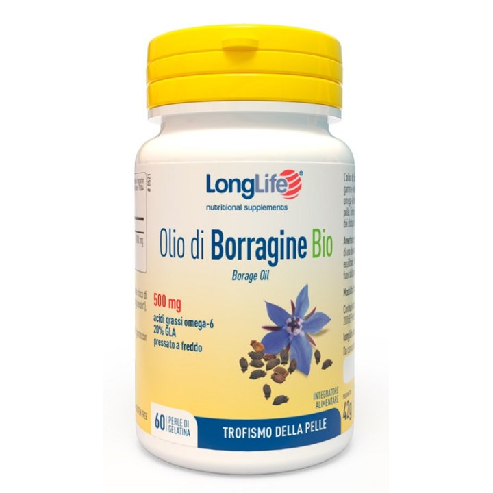 LONGLIFE OLIO BORRAGINE BIO 60 PERLE