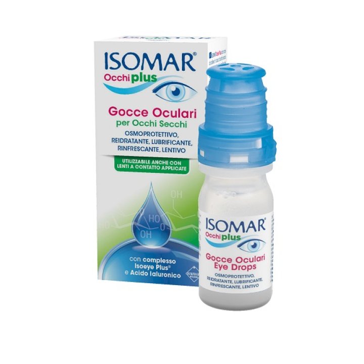 ISOMAR OCCHI PLUS CCE OCULARI PER OCCHI SECCHI ALL\'ACIDO IALURONICO 0,25% 10 ML