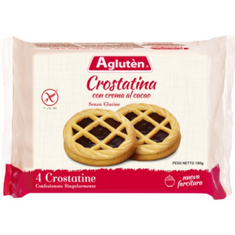 AGLUTEN CROSTATINA CON CREMA DI CACAO 180 G