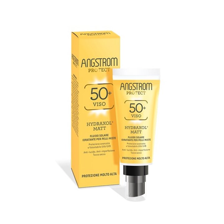 ANGSTROM PROTECT HYDRAXOL MATT FLUIDO SOLARE ULTRA PROTEZIONE 50+ 40 ML