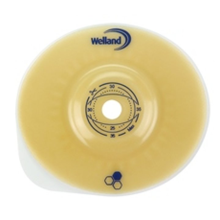 PLACCA CONVESSA AURUM 2 PER UROSTOMIA 55MM RITAGLIABILE 5 PEZZI