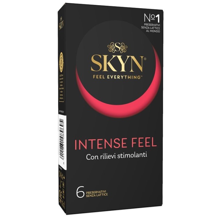 PROFILATTICO ANSELL AKUEL SKYN INTENSE FEEL B 6 PEZZI