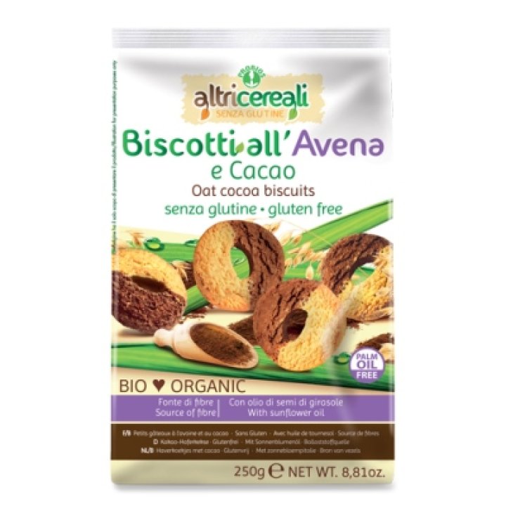 ALTRICEREALI BISCOTTI ALL\' AVENA E CACAO 250 G