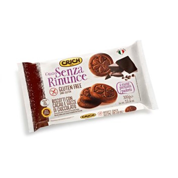 GUSTO SENZA RINUNCE BISCOTTI CACAO E CCE DI CIOCCOLATO 300 G