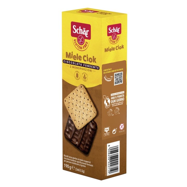 SCHAR BISCOTTI MIELE CIOK 190 G