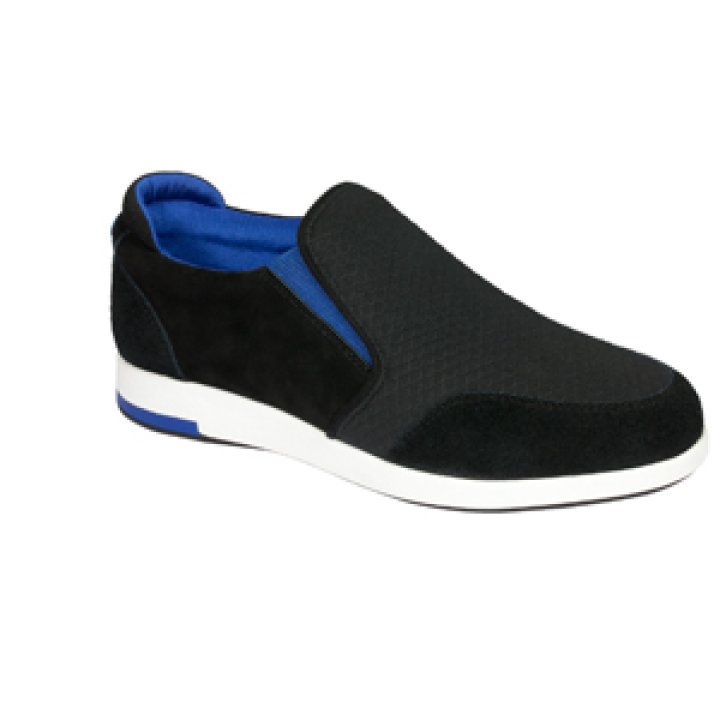 YORIA SLIP-ON TEXT+SUE W BLK36