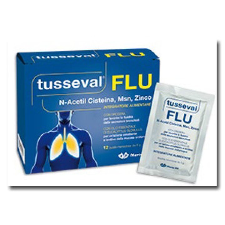 TUSSEVAL FLU 12 BUSTINE SOLUBILI 60 G