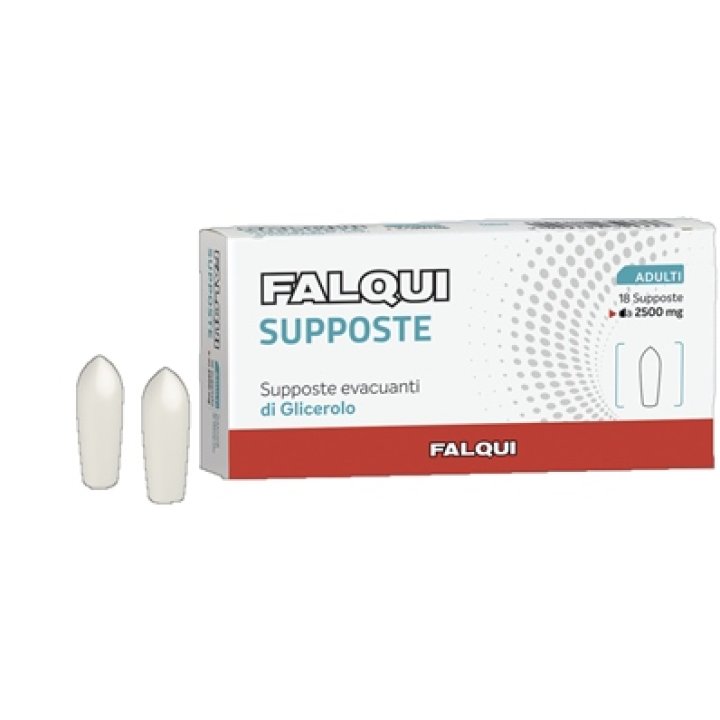 SUPPOSTE FALQUI 18 SUPPOSTE CON GLICERINA 2500MG ADULTI