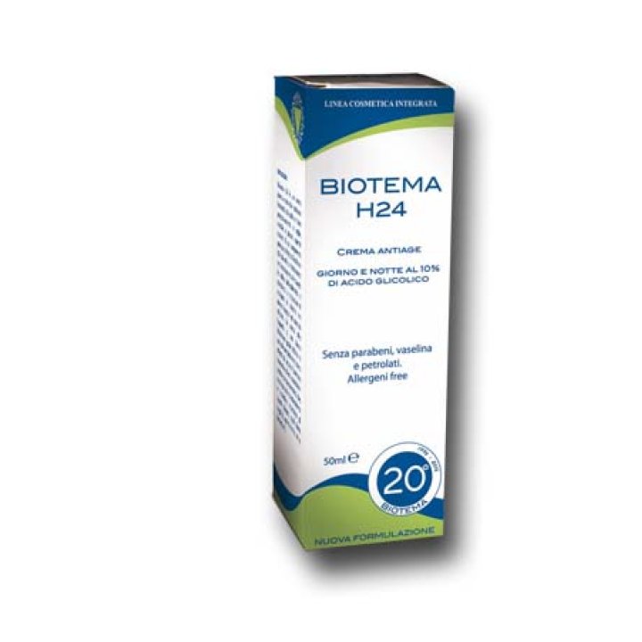 BIOTEMA H24 CREMA ACIDO GLICOLICO 10% 50 ML