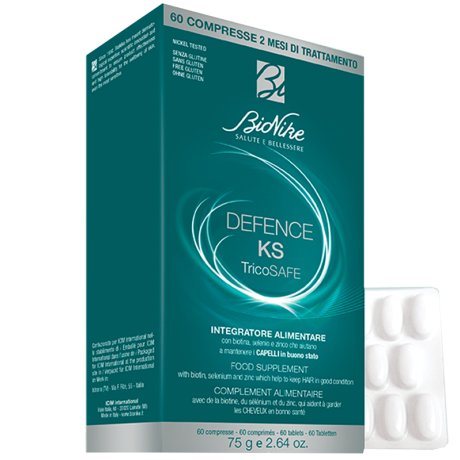 DEFENCE KS TRICOSAFE 60CPR DEFENCE KS TRICOSAFE 60CPR