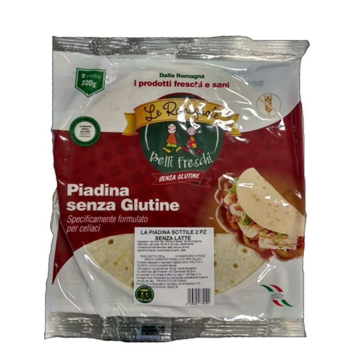 LA PIADINA SOTTILE SENZA LATTE 2 X 100 G