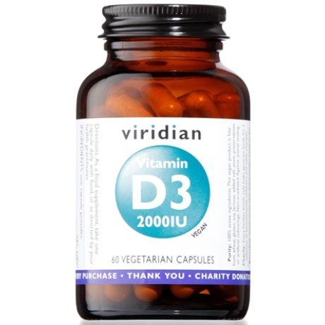 VIRIDIAN VITAMIN D3 2000IU 60CPS