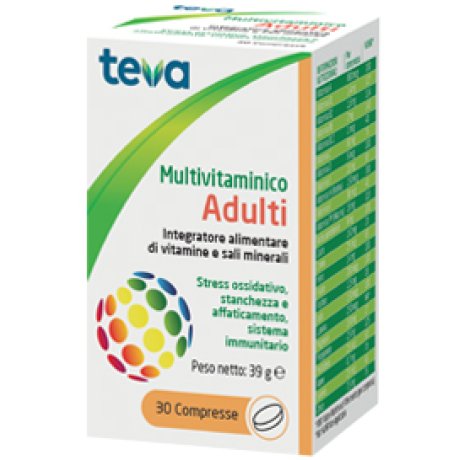 MULTIVITAMINICO ADULTI TEVA 30 COMPRESSE 30 G