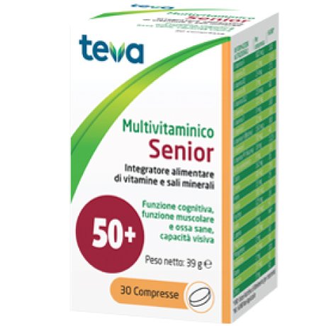 MULTIVITAMINICO SENIOR TEVA 30 COMPRESSE 39 G