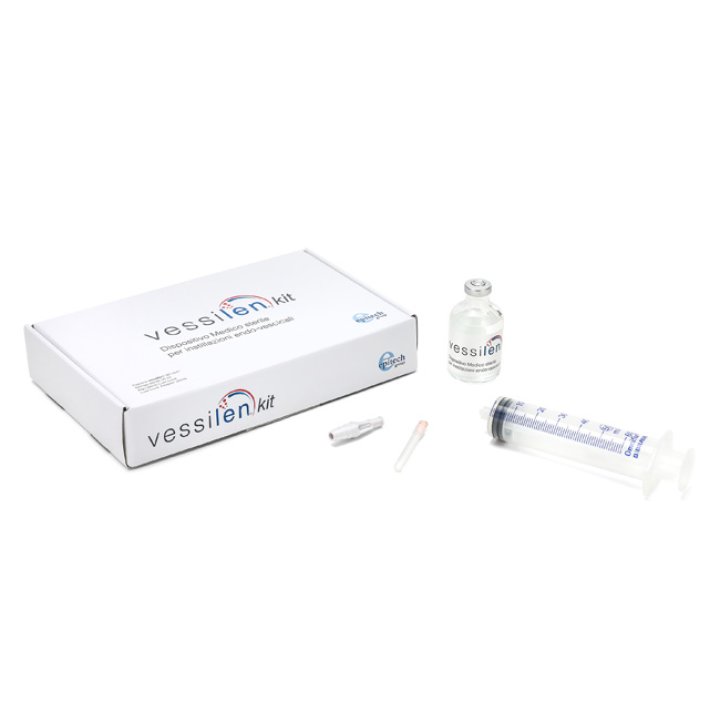 KIT VESSILEN 50 ML CON SIRINGA 50 ML, A E LUER LOCK ADAPTER