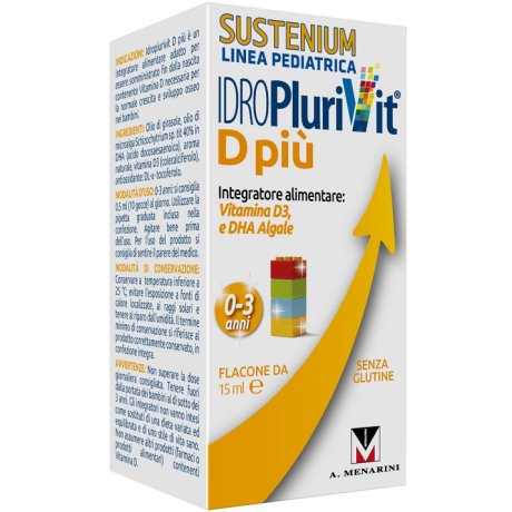 IDROPLURIVIT D+ SUSTENIUM 15 ML