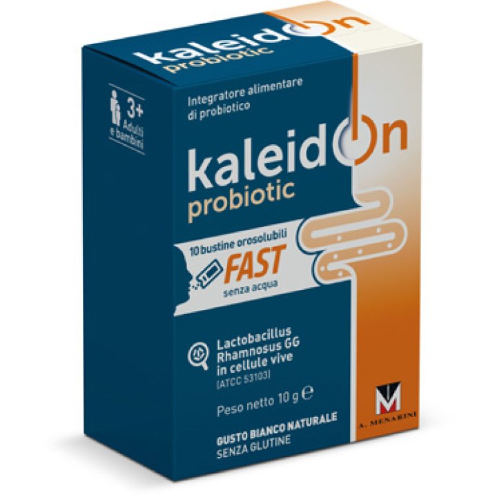 KALEIDON PROBIOTIC FAST BIANCO NATURALE 10 BUSTE OROSOLUBILI