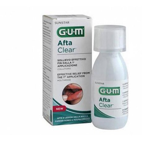 GUM AFTACLEAR RINSE 120 ML COLLUTORIO GUM AFTACLEAR RINSE 120 ML COLLUTORIO