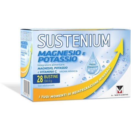 Sustenium Magnesio e Potassio integratore per la reidratazione - 28 buste