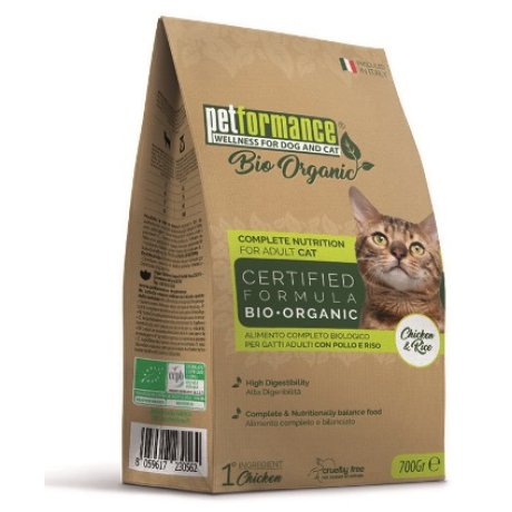 PETFORMANCE BIO CROCCHETTE POLLO E RISO GATTO 700 G PETFORMANCE BIO CROCCHETTE POLLO E RISO GATTO 700 G