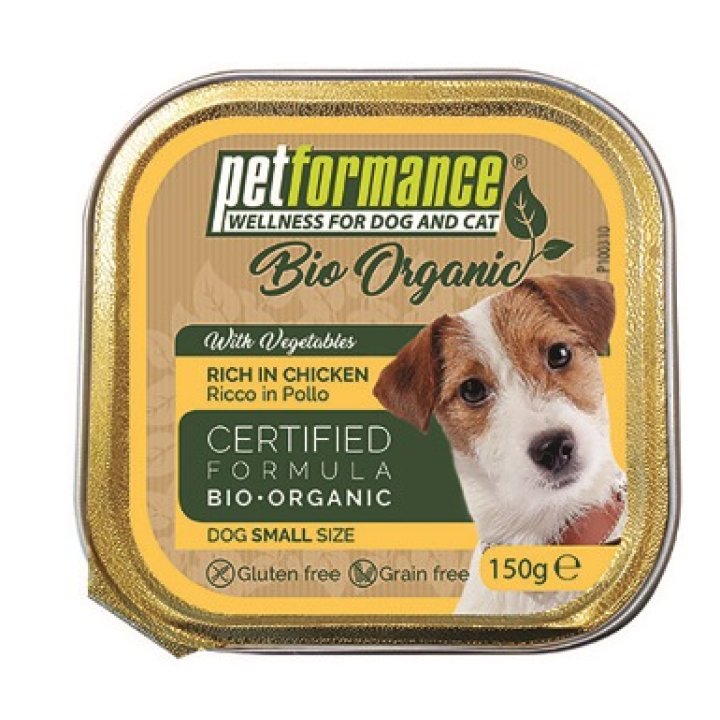 PETFORMANCE BIO UMIDO POLLO E VERDURE CANE 150 G