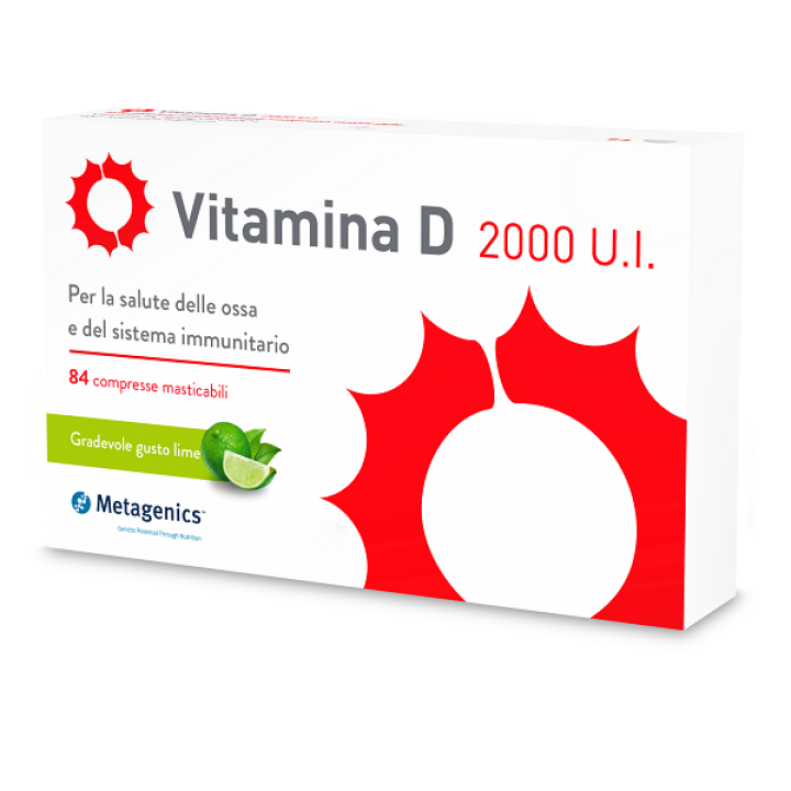 VITAMINA D 2000 UI 84 COMPRESSE METAGENICS