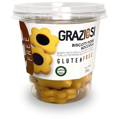 FIORE CON CREMA DI NOCCIOLA BISCOTTO 190 G