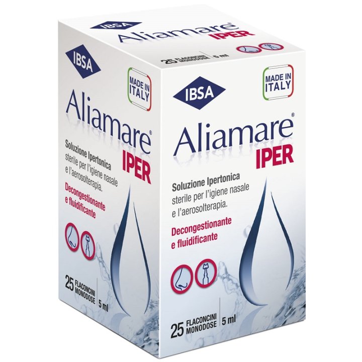ALIAMARE 25 FLACONCINI IPERTONICI DA 5 ML ALIAMARE 25 FLACONCINI IPERTONICI DA 5 ML