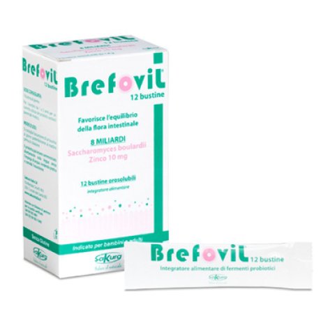 BREFOVIL 12 BUSTINE OROSOLUBILI SENZA GLUTINE