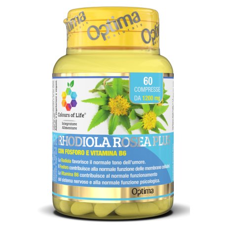 COLOURS OF LIFE RHODIOLA ROSEA PLUS 60 COMPRESSE 1200 MG