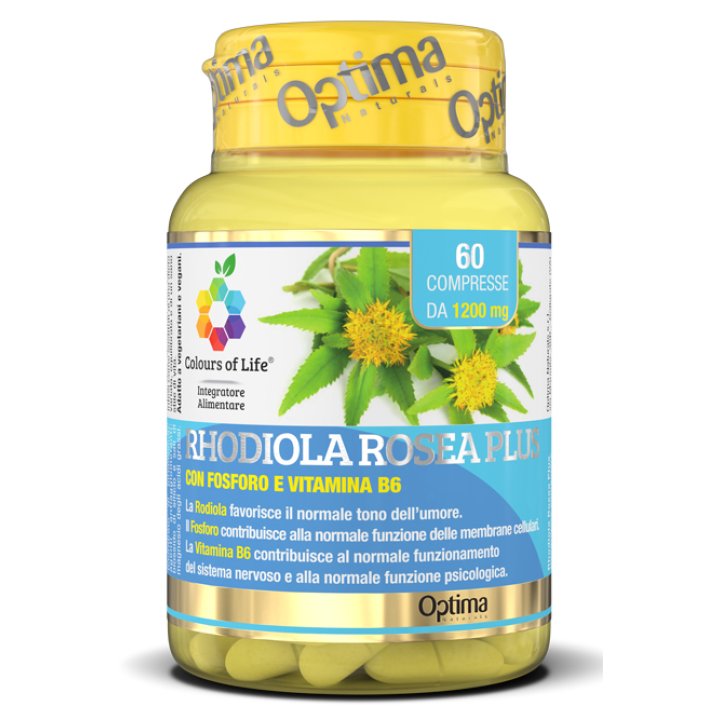 COLOURS OF LIFE RHODIOLA ROSEA PLUS 60 COMPRESSE 1200 MG