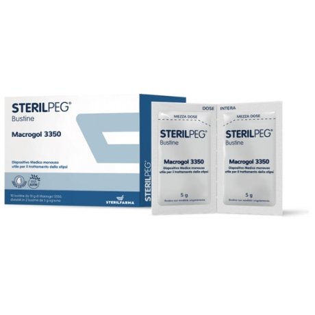 STERILPEG MACROL 3350 10 BUSTINE BIPARTITE 10 G