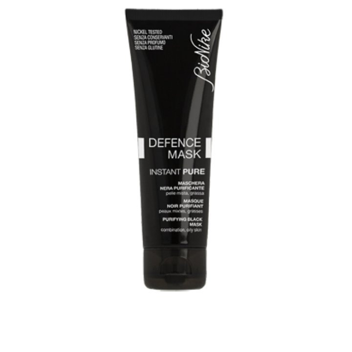 DEFENCE MASK INSTANT PURE MASCHERA NERA PURIFICANTE 75 ML