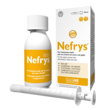 NEFRYS VEG 100 100 ML CON SIRINGA DOSATRICE ALIMENTO COMPLEMENTARE PER CANI E GATTI