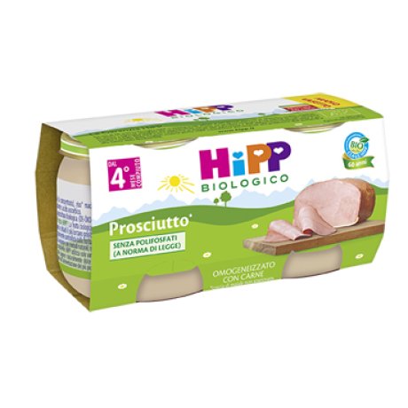 HIPP BIO HIPP BIO OMOGENEIZZATO PROSCIUTTO 2X80 G