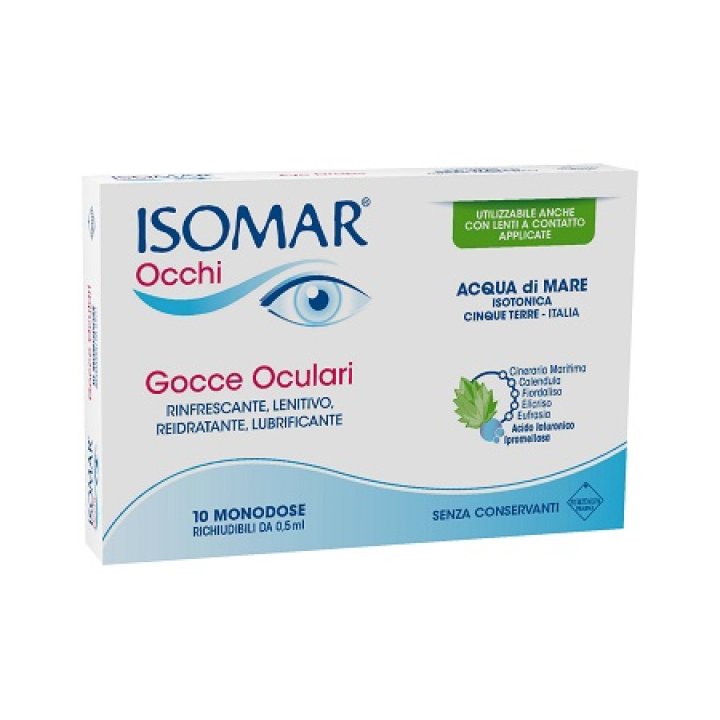 ISOMAR OCCHI CCE OCULARI ALL\'ACIDO IALURONICO 0,20% 10 FLACONCINI